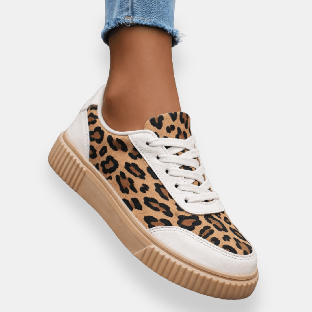Kériane | Sneakers léopard plateforme