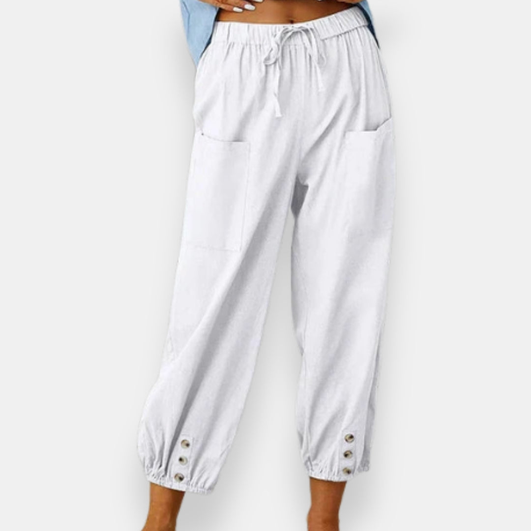 Loulou | Pantalon Large Boutonné