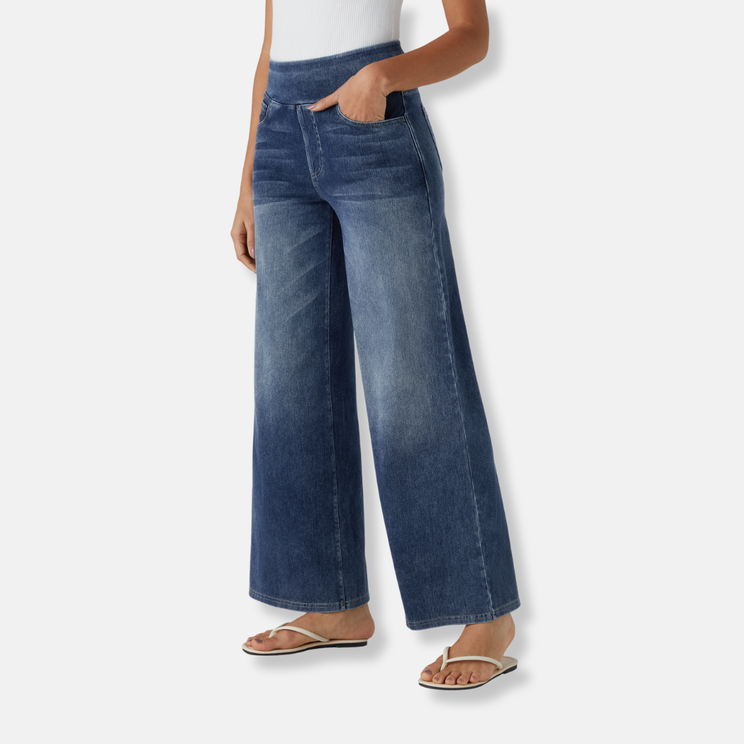 Leandra | Jean large taille haute