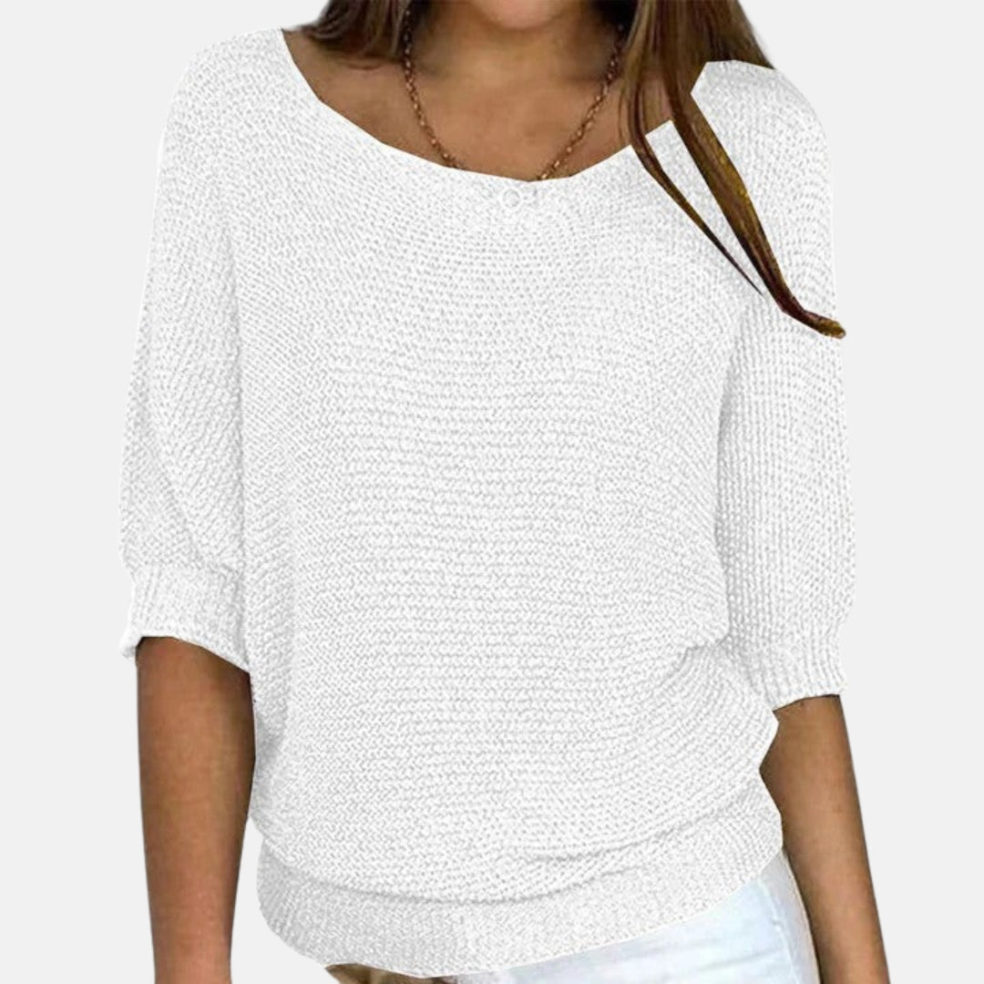 Opal | Pull oversize à manches bouffantes