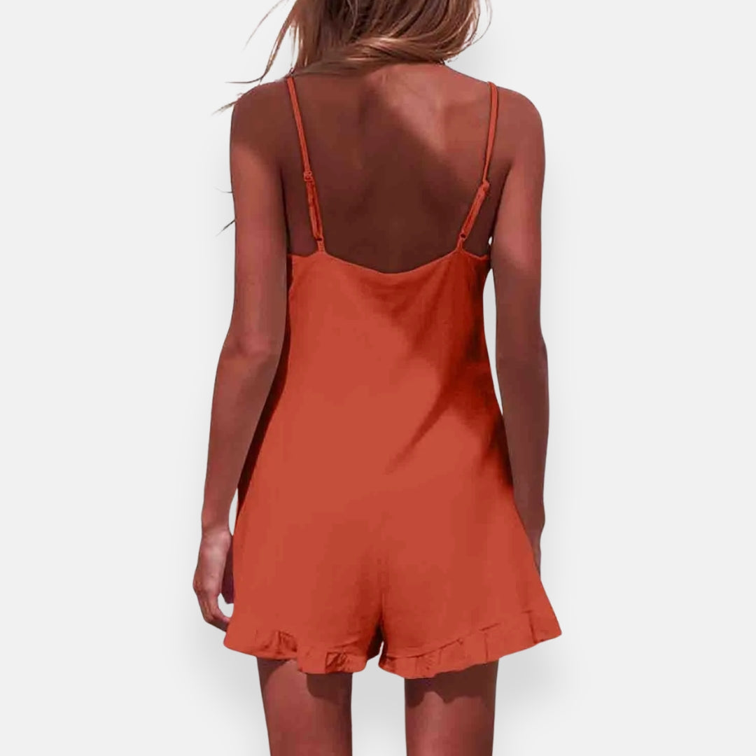 Jamila | Mini-robe noire à bretelles fines