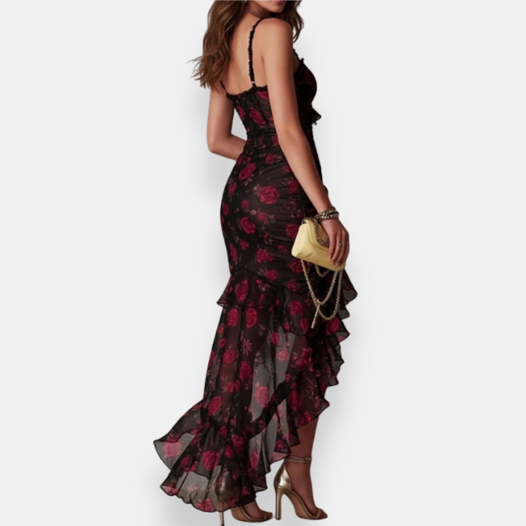 Irvanette | Robe Fleurie Volants