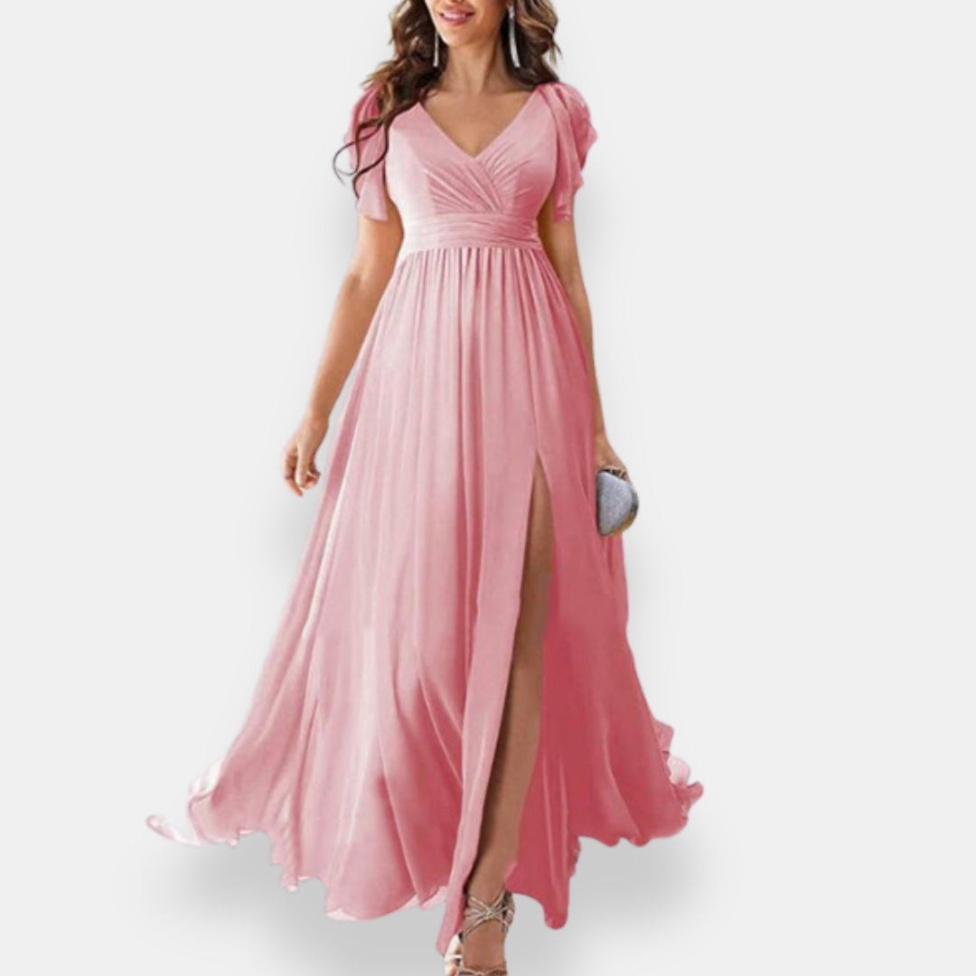 Marfise | Robe fendue papillon