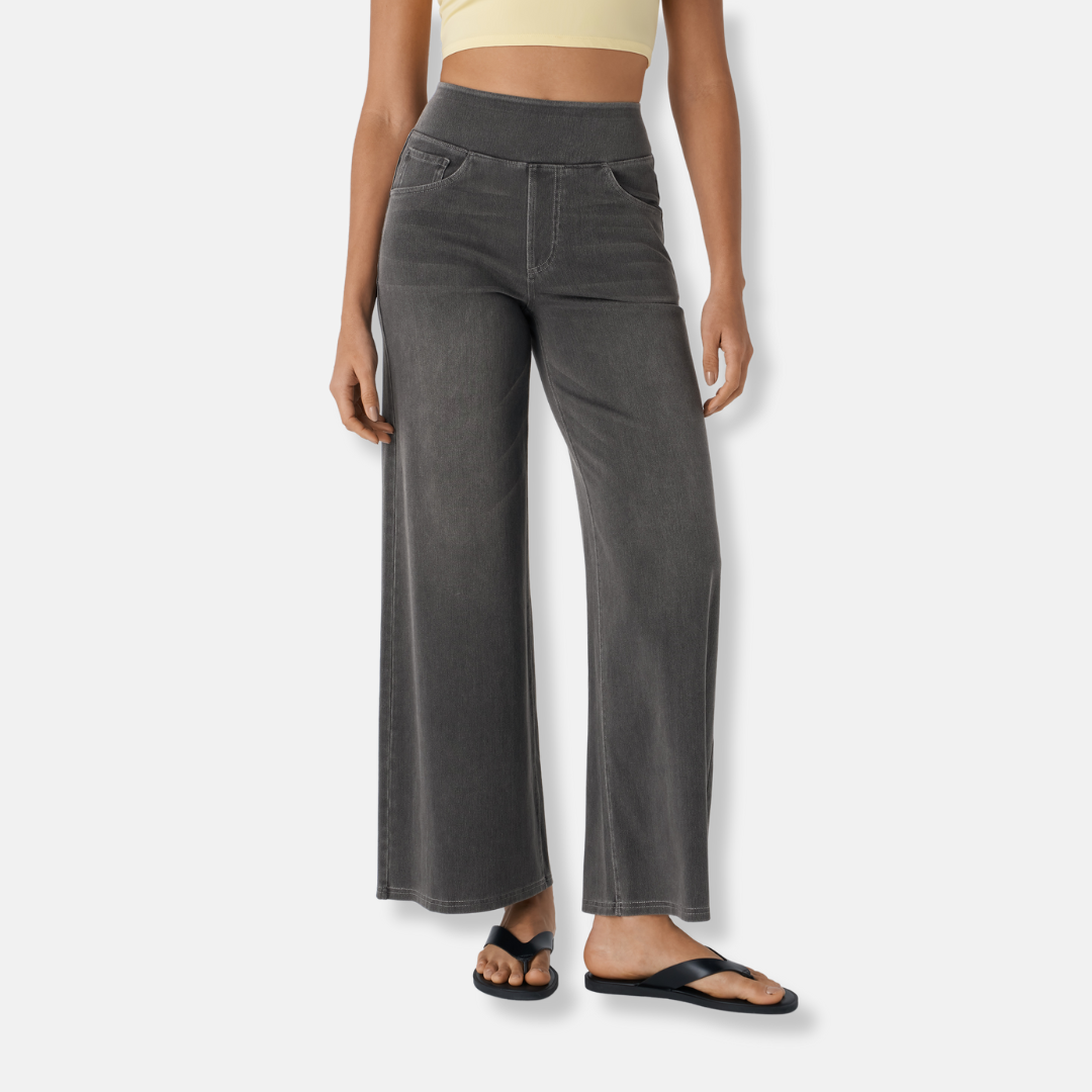 Leandra | Jean large taille haute