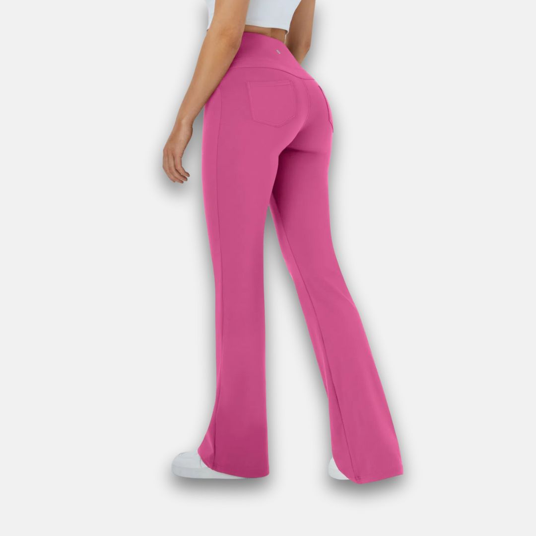Athena | Pantalon flare taille haute