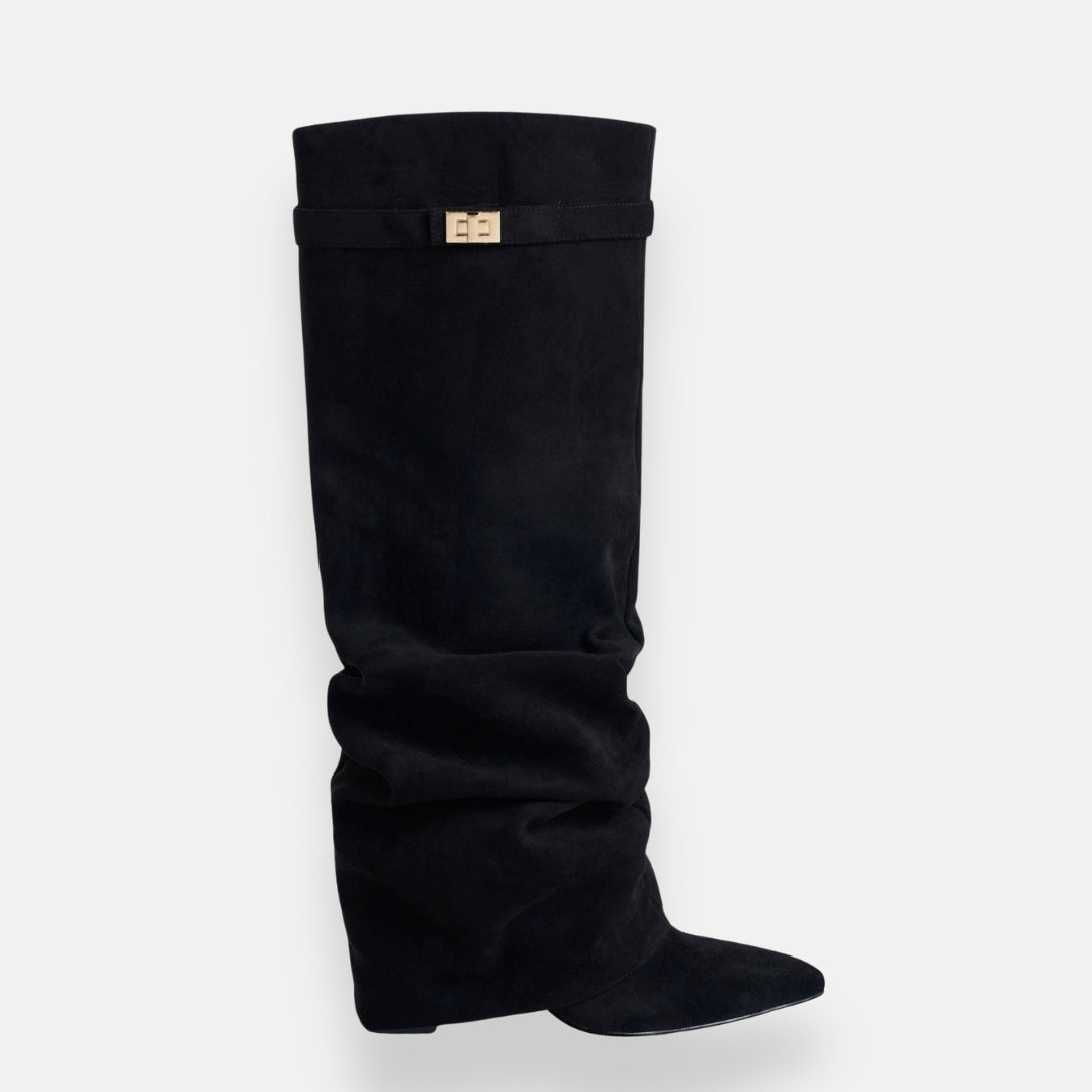 Maëvora | Bottes Drapées Élégantes
