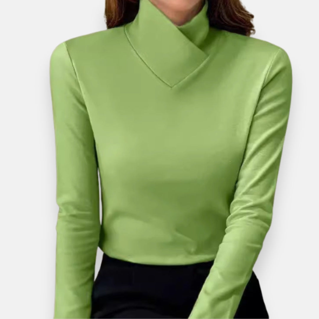 Sabine | Pull à Col Roulé Élégant