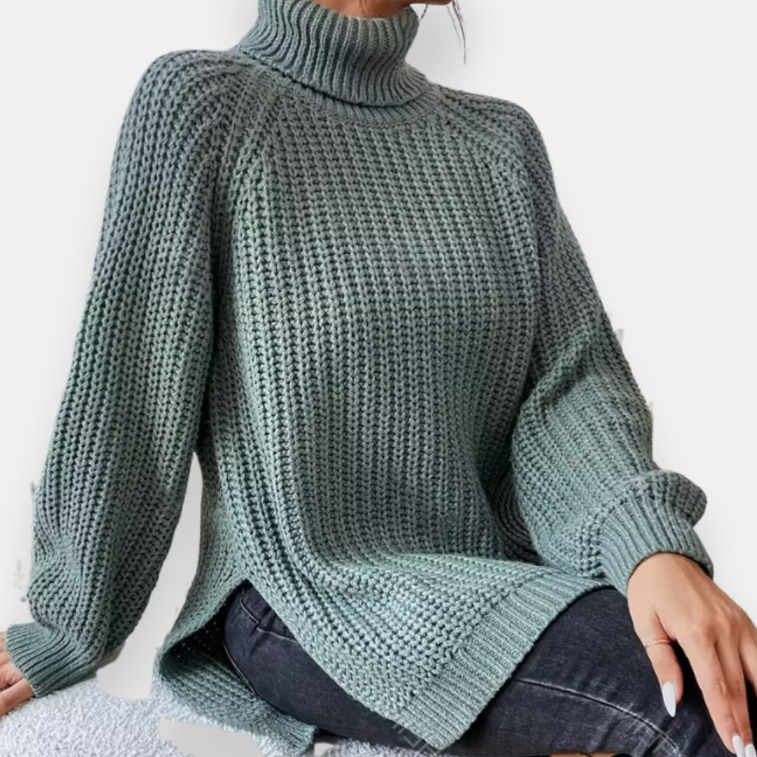 Justina | Pull à col roulé classique