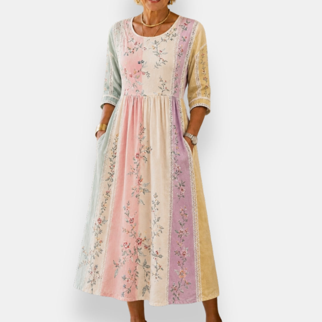 Solaine | Robe Champêtre Poches