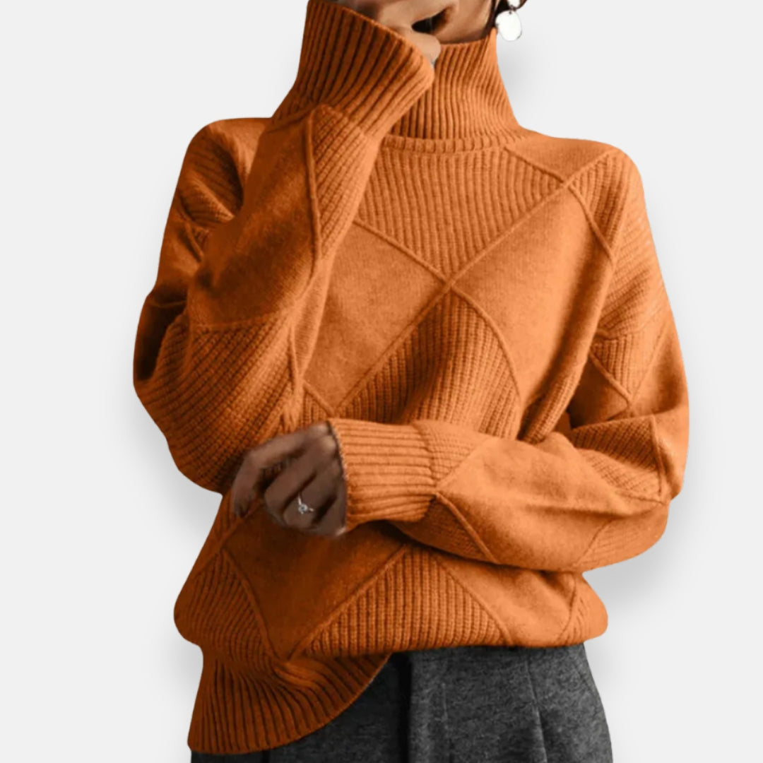 Maud | Pull à col roulé tendance