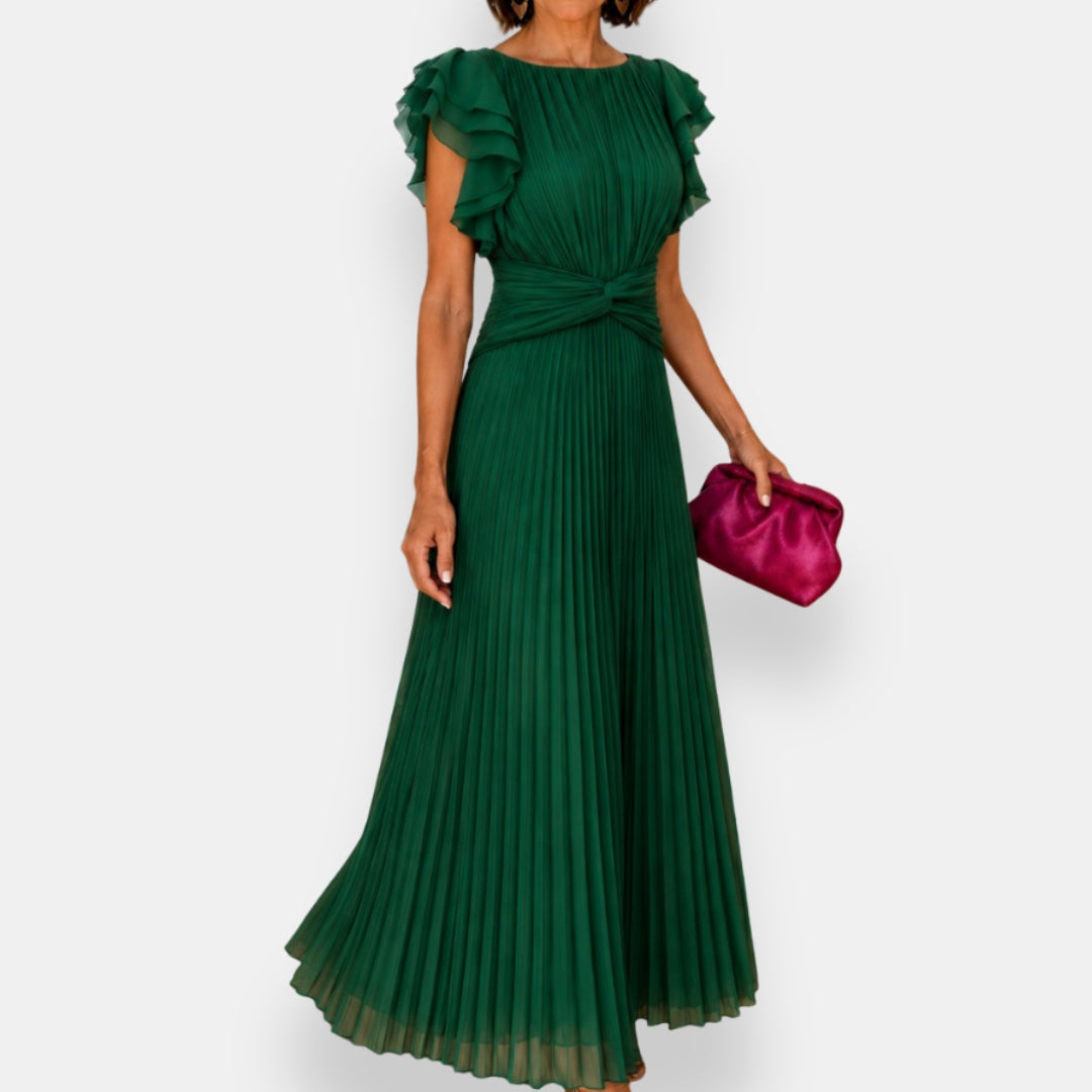 Foy | Robe Maxi Plissée