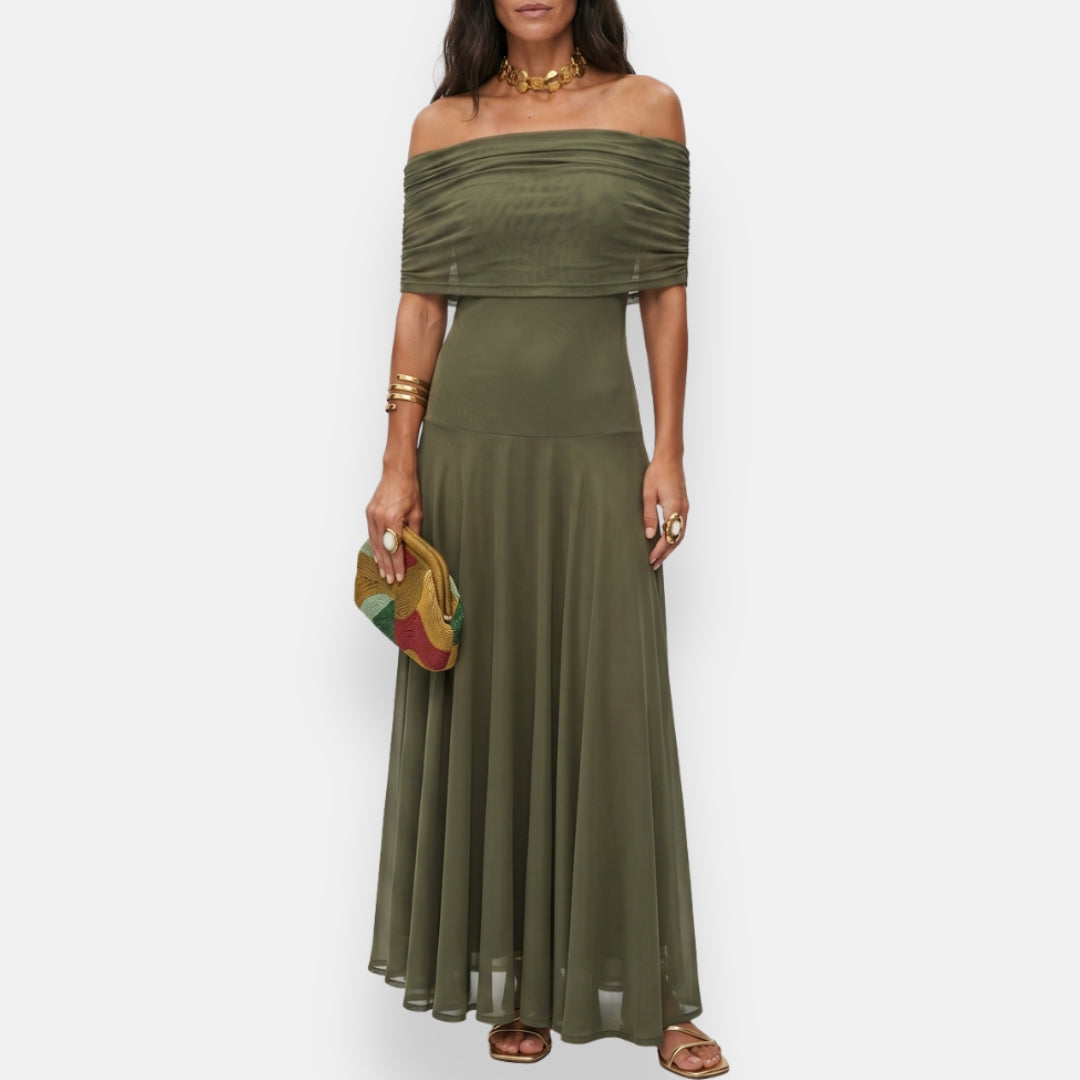 Lormoise | Robe Longue Asymétrique
