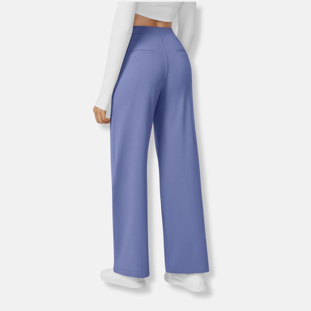 Nyra | Pantalon large taille haute