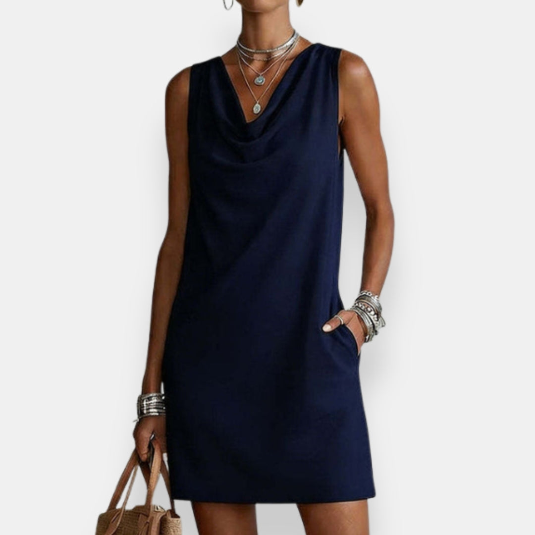 Michèle | Robe Courte Drapée