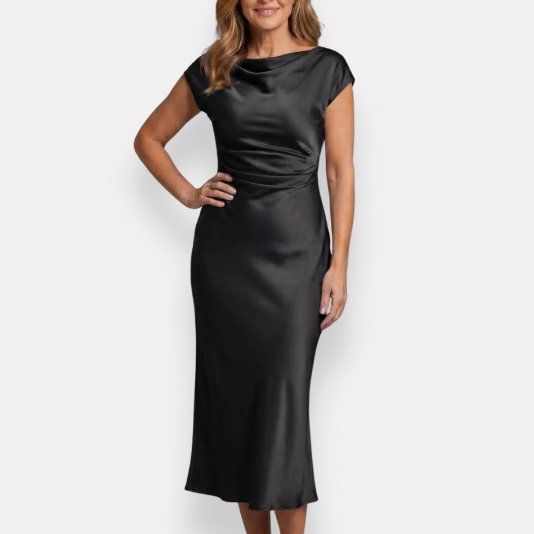 Suzette | Robe Satinée Bénitier