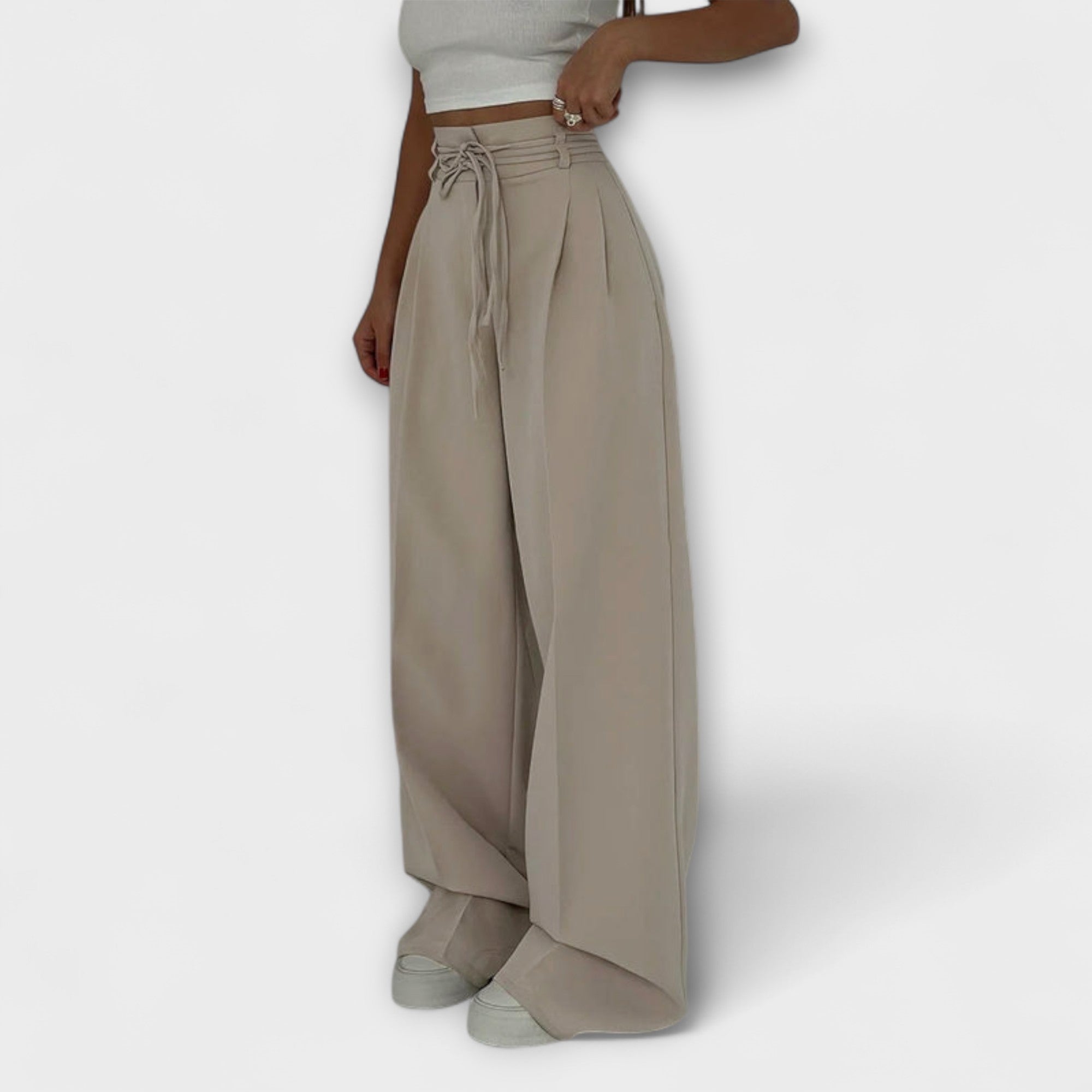 Jill | Pantalons de loisirs à fermeture à lacets