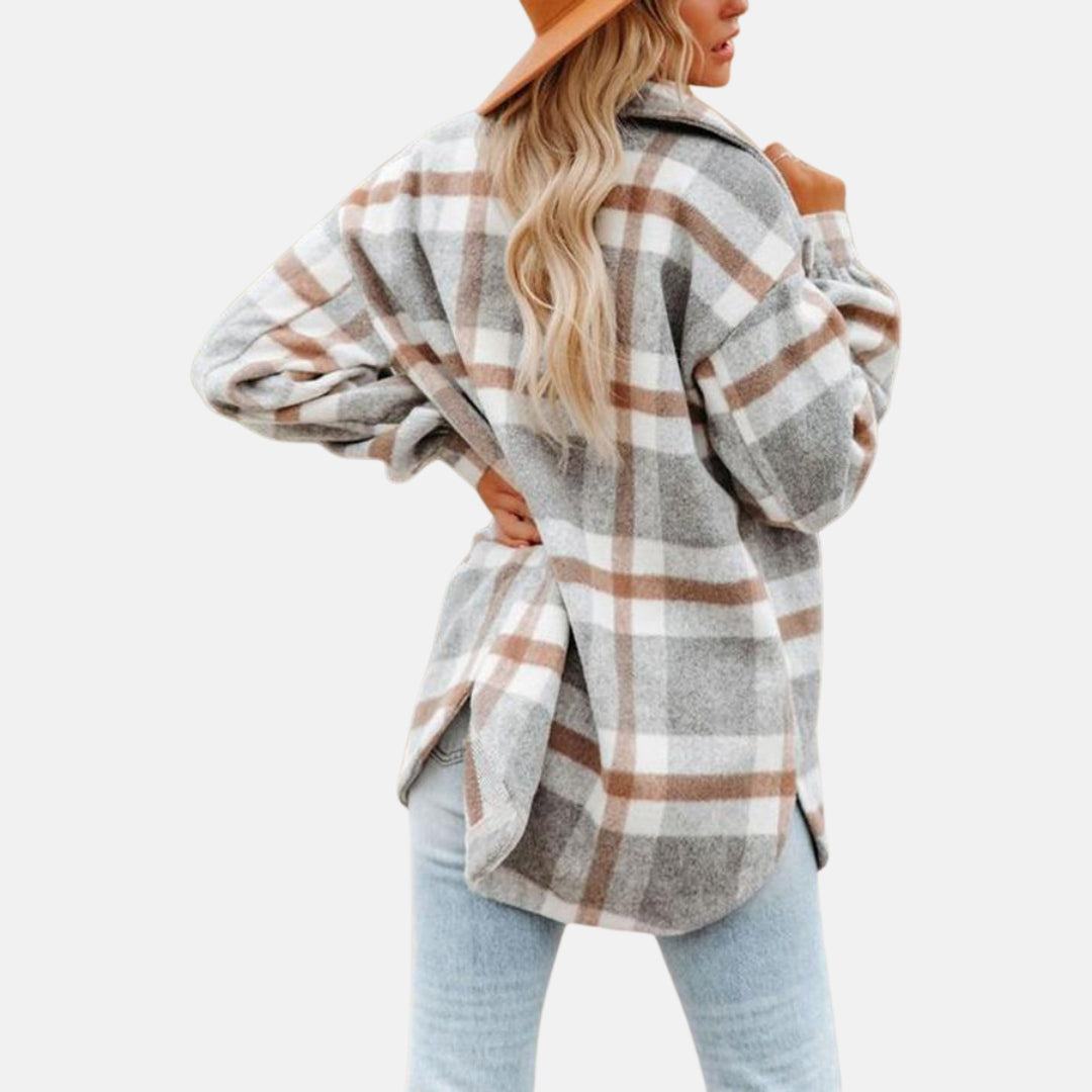 Calianne | Surchemise à carreaux tendance