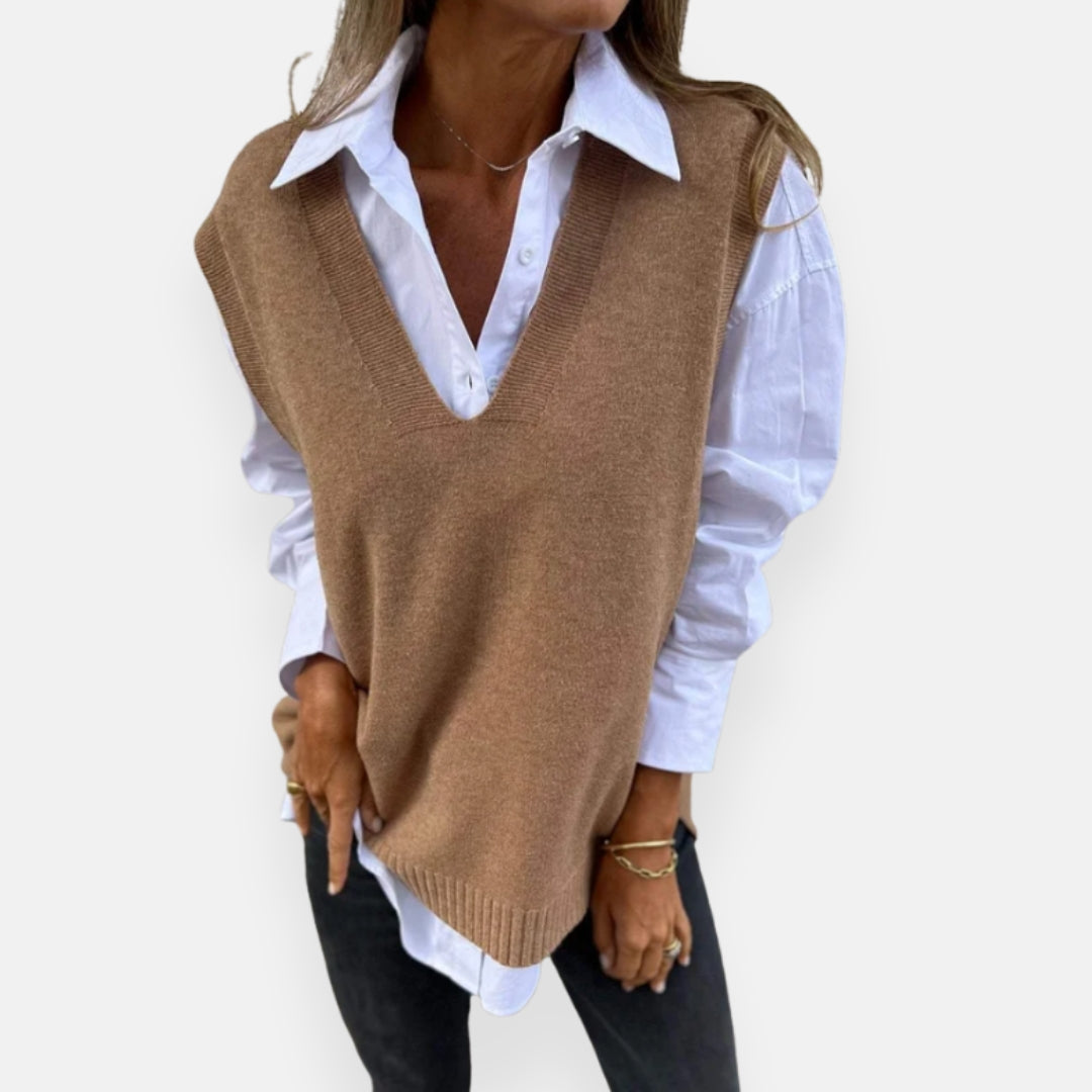 Nusa | Pull sans manches en maille