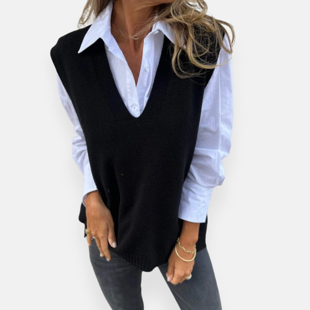 Nusa | Pull sans manches en maille