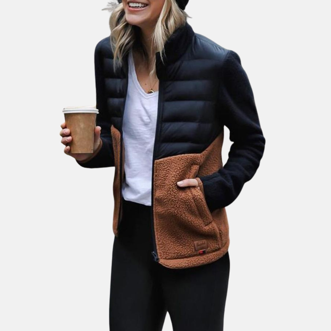 Amoria | Veste doudoune bicolore