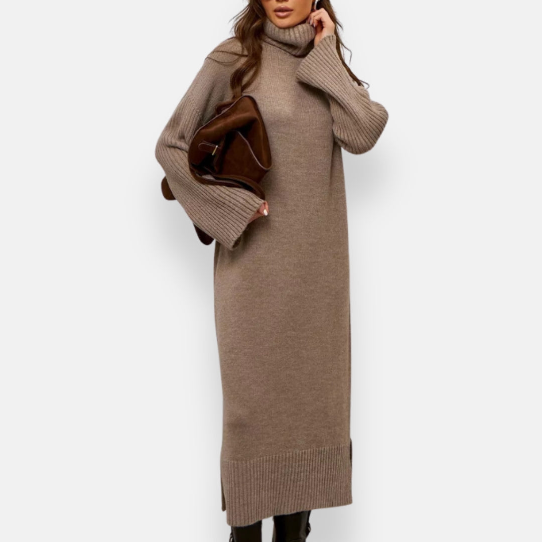 Liyana | Robe maille midi