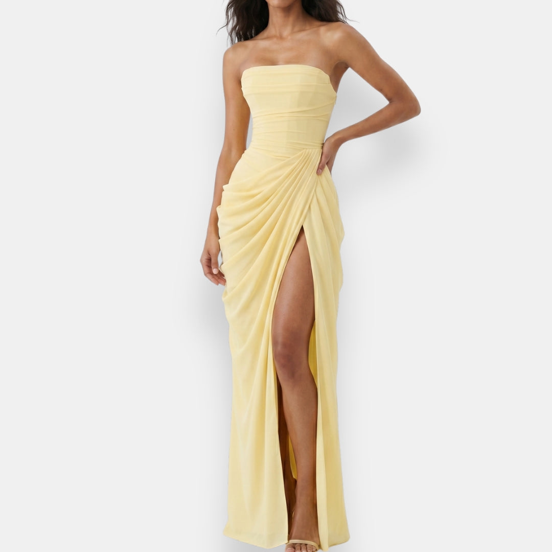 Trémaine | Robe Bustier Fendue