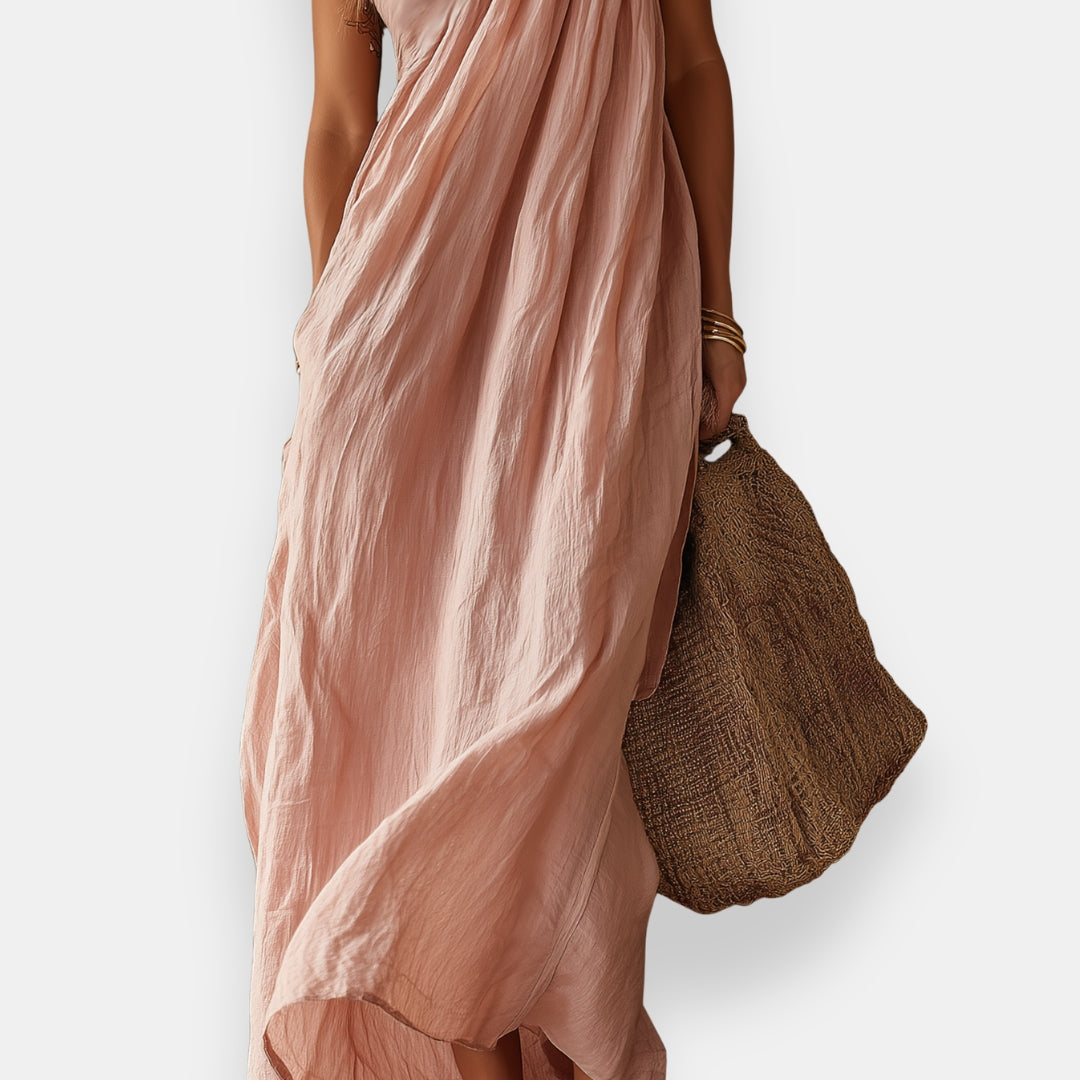 Maiwen | Robe Asymétrique Drapée