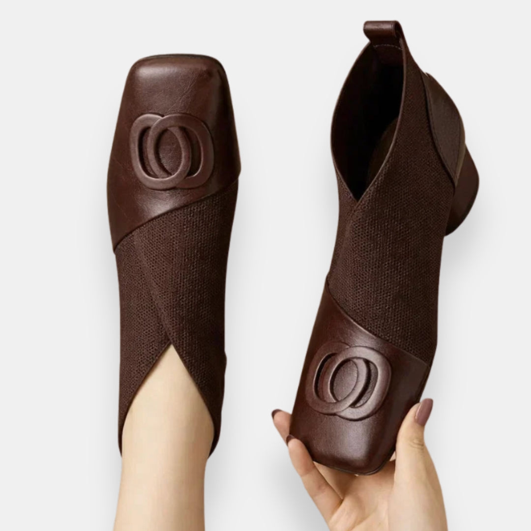 Mahault | Mules Bout Carré Bijou