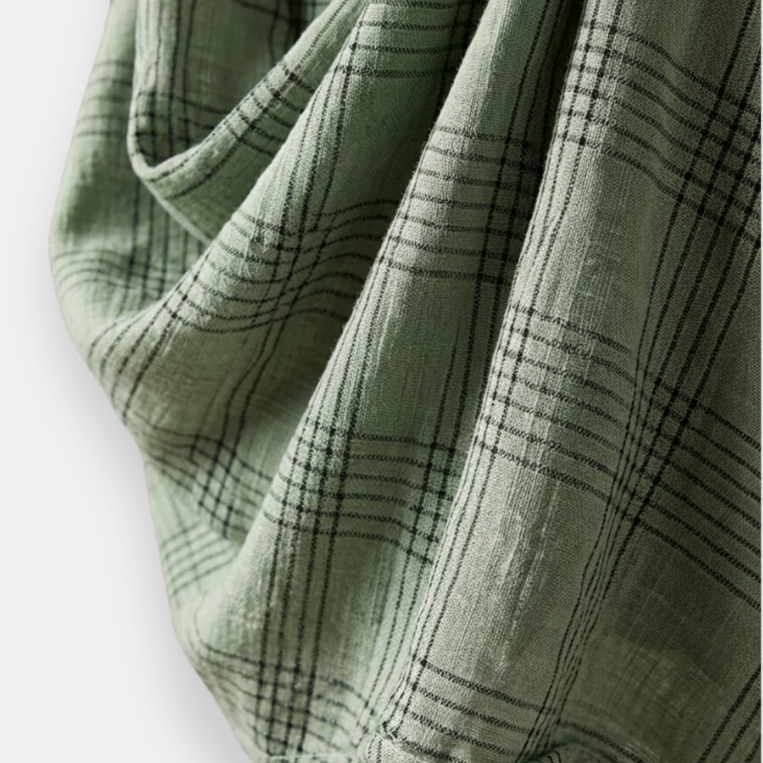 Ondée | Robe Chemise Carreaux