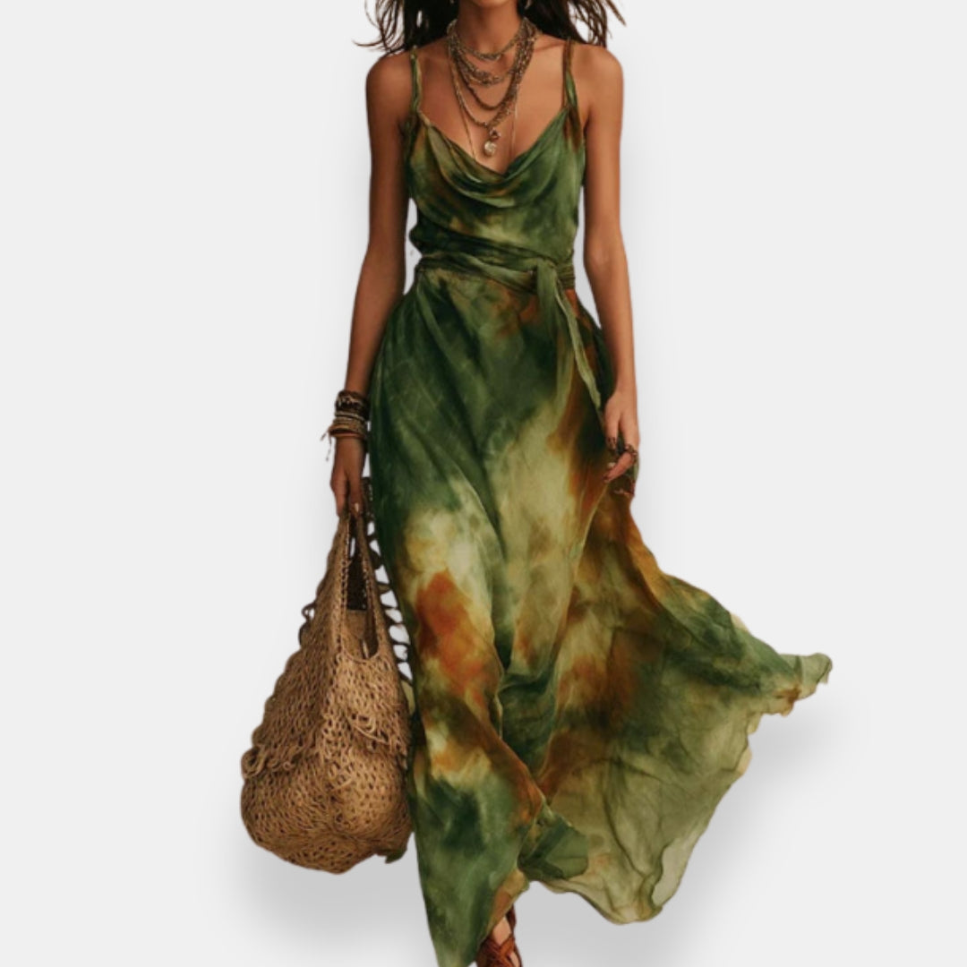 Muguette | Robe fluide tie and dye