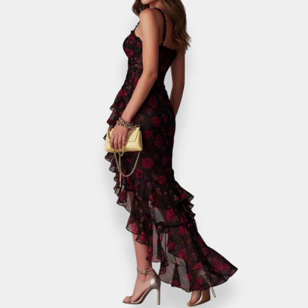 Irvanette | Robe Fleurie Volants