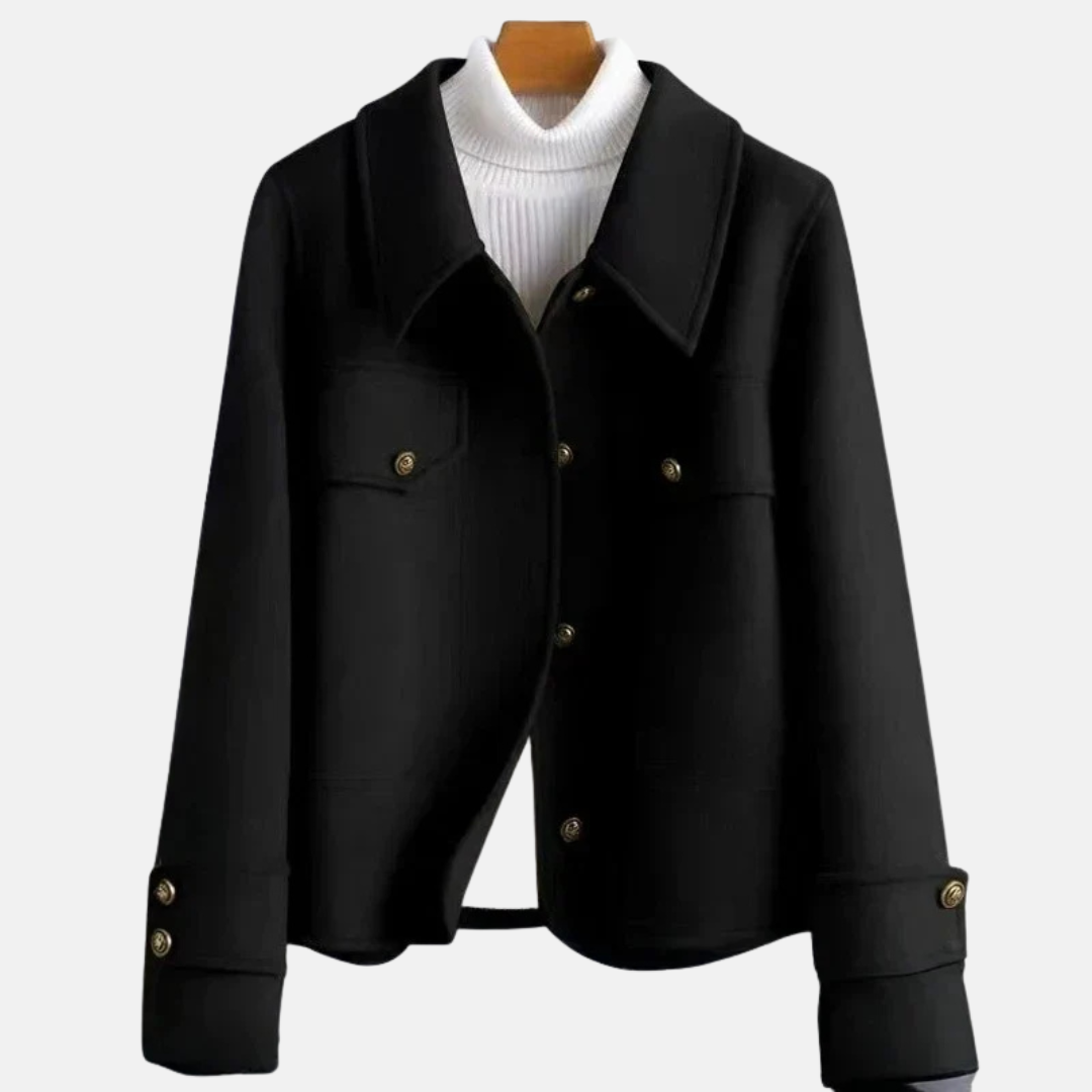 Eloïse | Veste élégante à boutons dorés