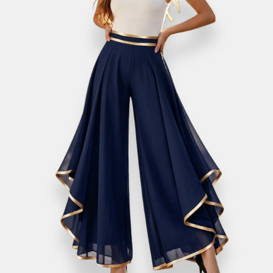 Désirée | Pantalon surcouche dorée