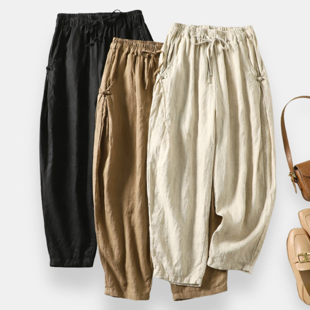Hortense | Pantalon sarouel élastiqué