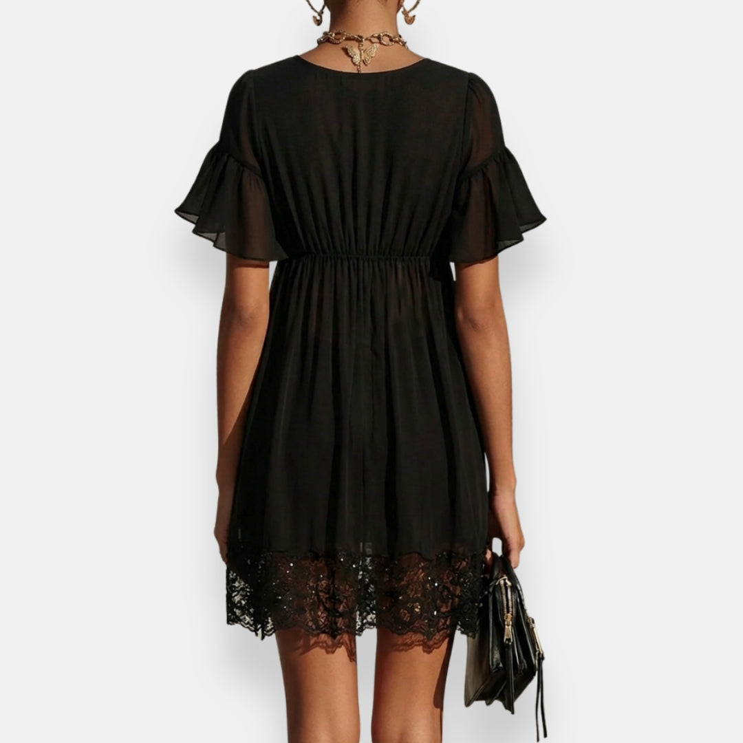 Cariselle | Robe Zippée Volantée