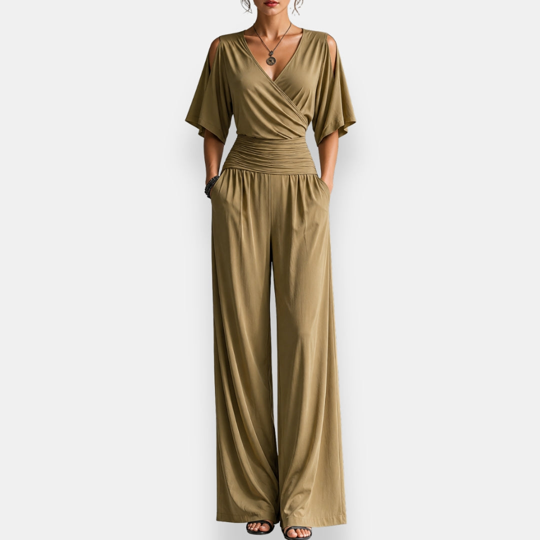Doraine | Ensemble élégant taille drapée