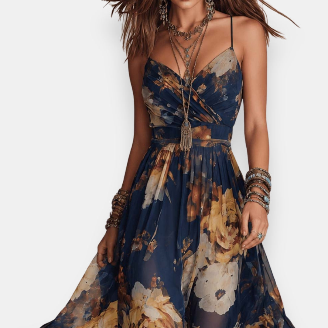 Noé | Robe Longue Fleurie Bohème