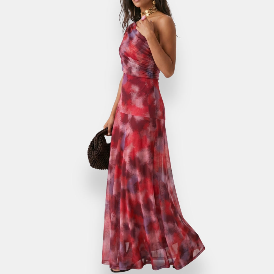 Lormoise | Robe Longue Asymétrique