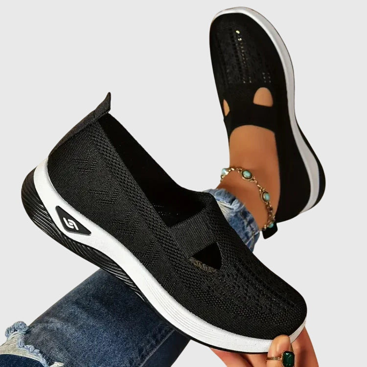 Lévroline | Sneakers slip-on texturée