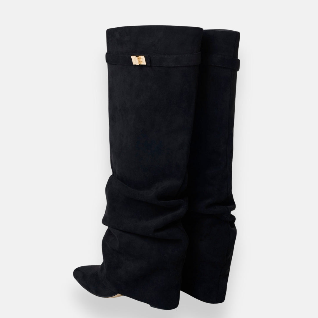 Maëvora | Bottes Drapées Élégantes