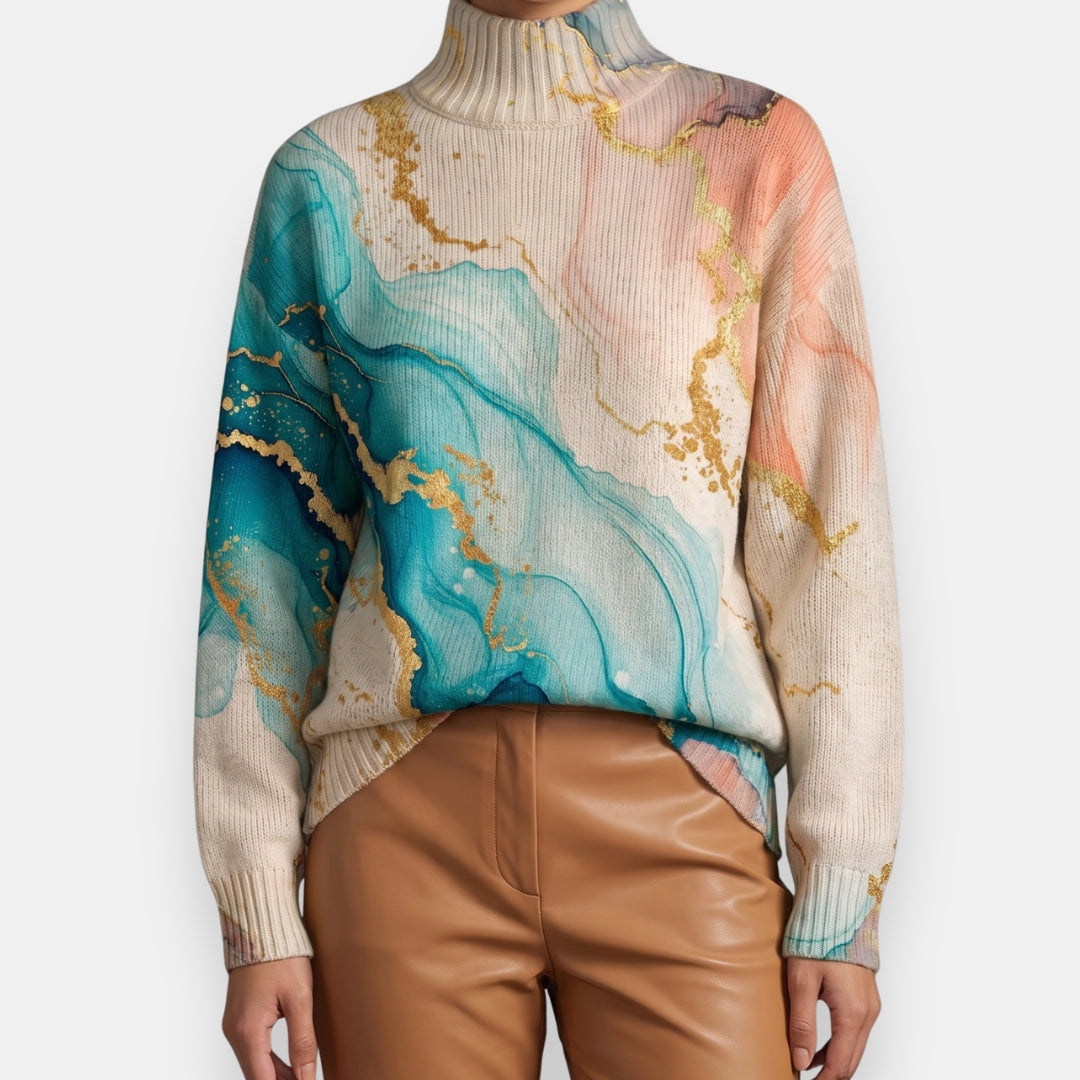 Itsaso | Sweat Ajouré Col Haut