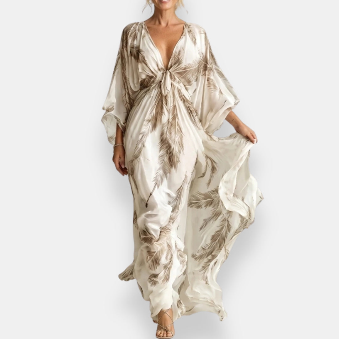 Ombeline | Robe Kaftan Imprimée