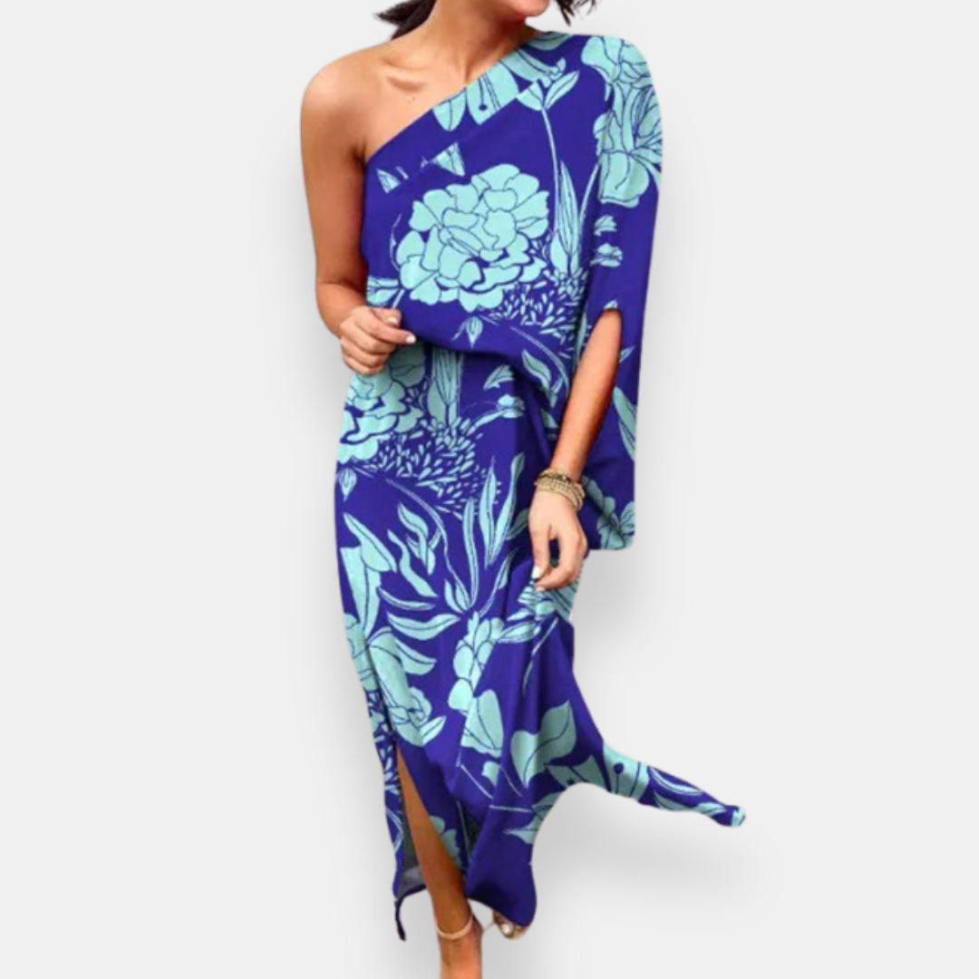 Évie | Robe Asymétrique Florale