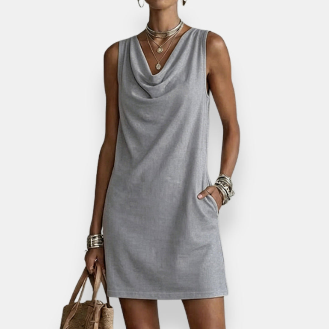 Michèle | Robe Courte Drapée