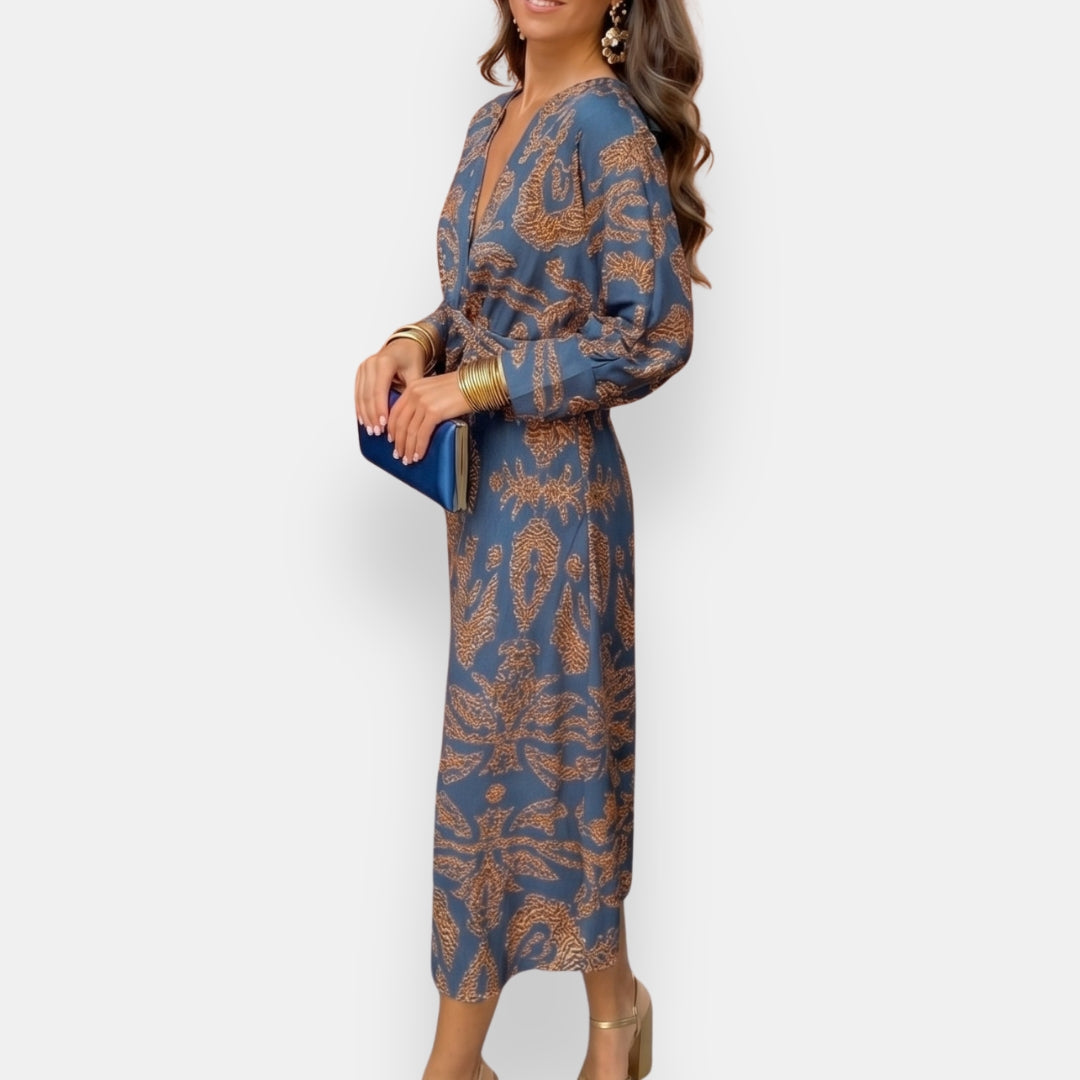 Palmyre | Robe Imprimée Cintrée