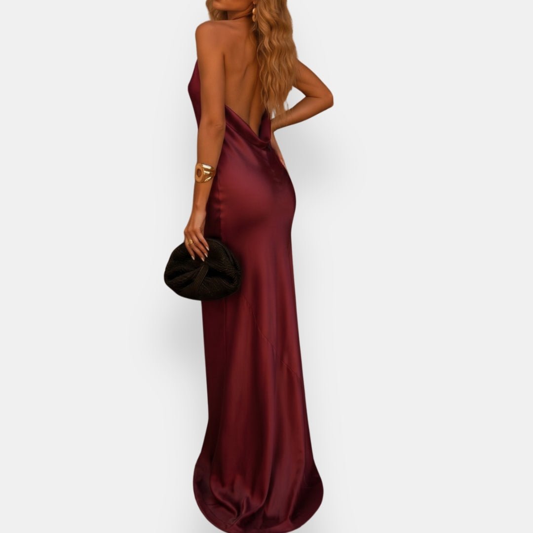Ulyane | Robe Satinée Dos Nu