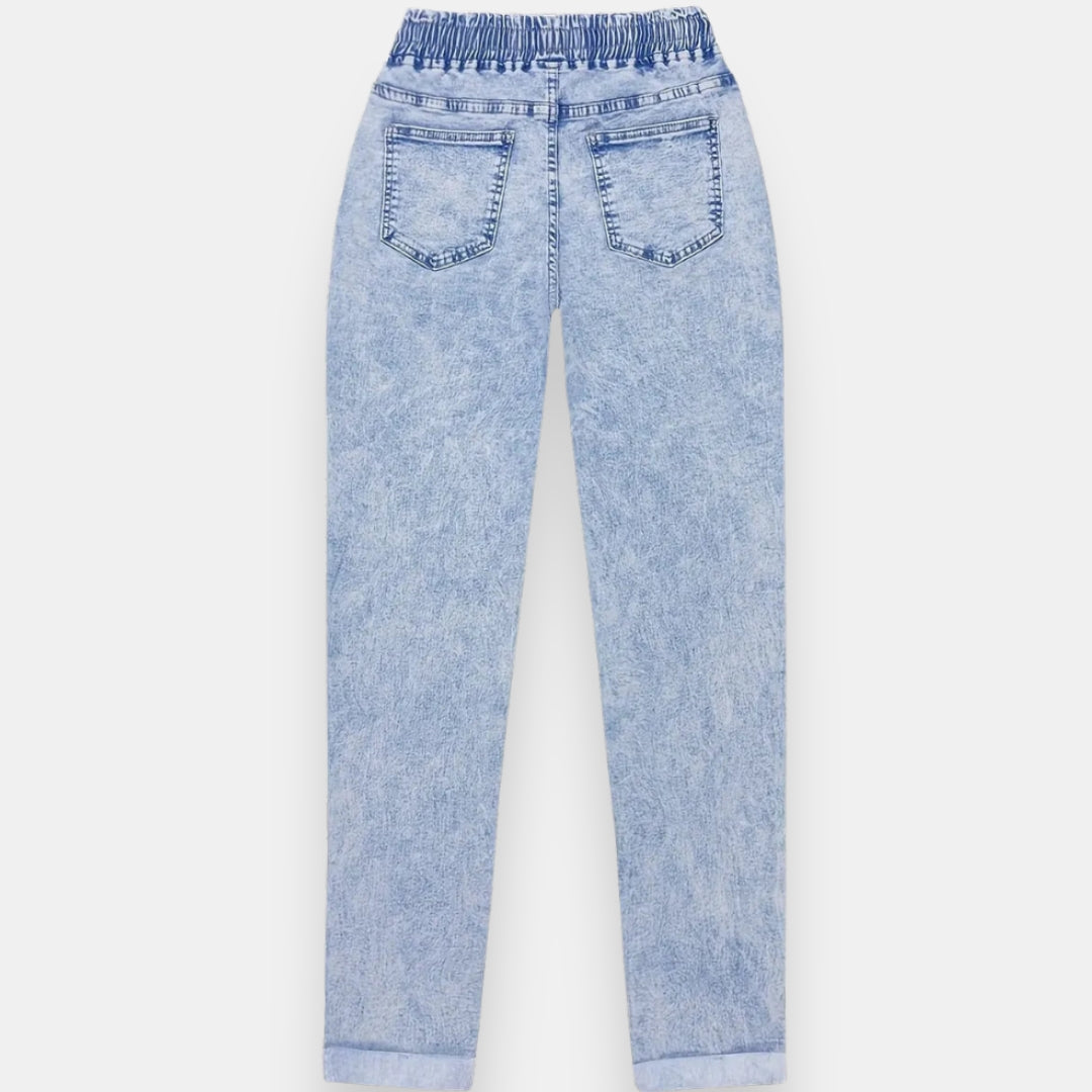 Brevarde | Jean taille élastique à cordon