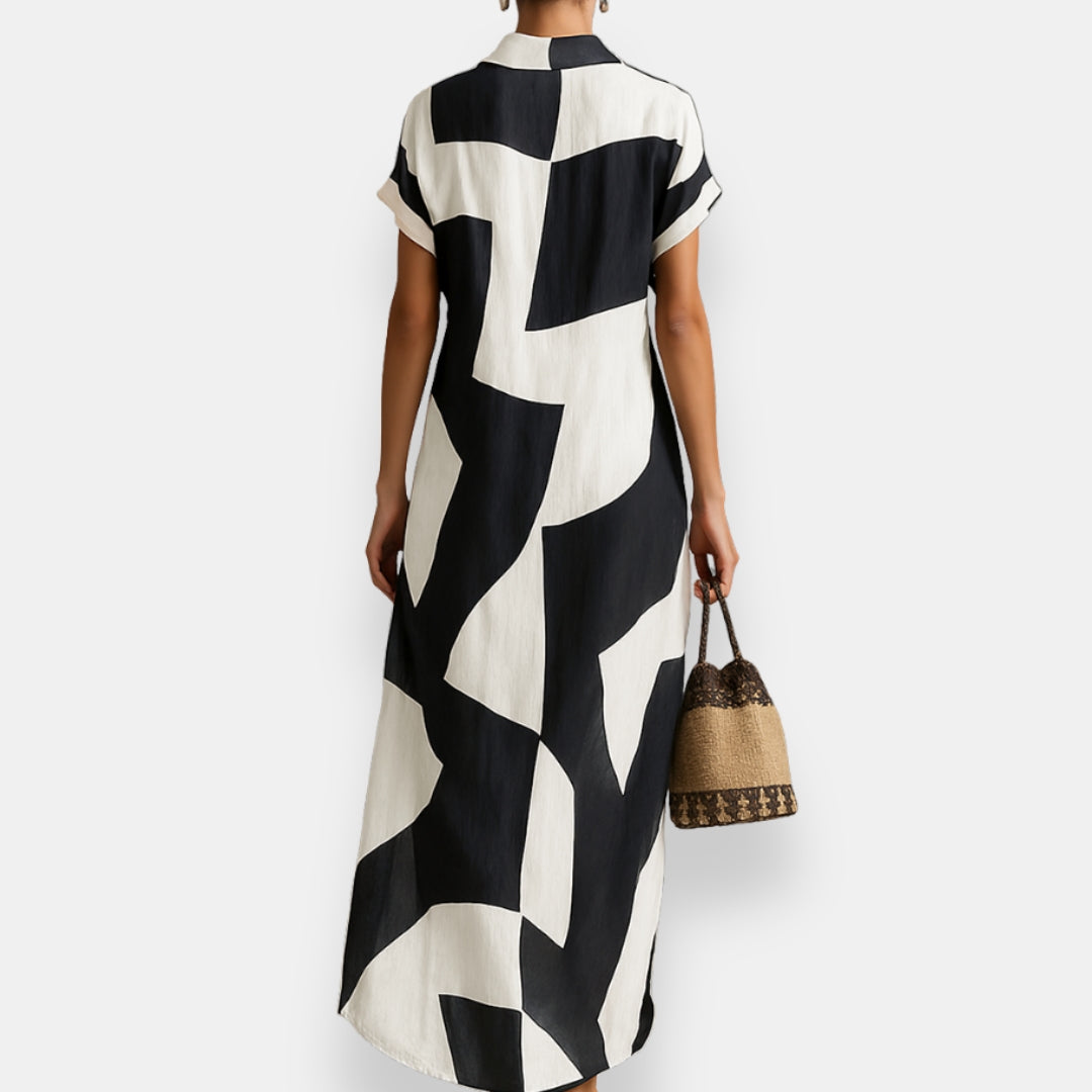 Jorvanie | Robe Chemise Graphique