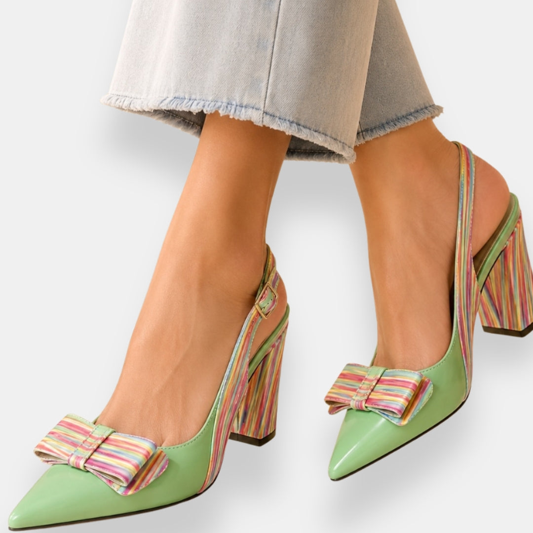 Volvane | Escarpins Slingback Bicolores