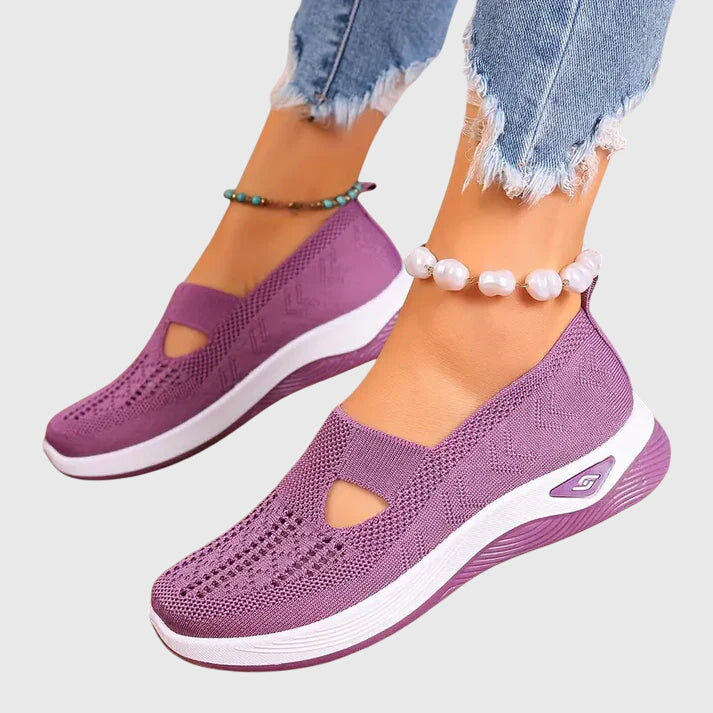 Lévroline | Sneakers slip-on texturée